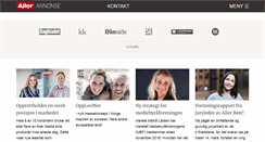 Desktop Screenshot of annonse.dagbladet.no
